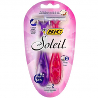 BIC Aparelho De Depilar Soleil Rosa E Roxo Com Fita Lubrificante De Óleo De Coco- 2 Uni. na Amazon