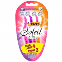 BIC Aparelho De Depilar Soleil Rosa Roxo E Laranja Leve 4 Pague 3 - 930183 na Amazon