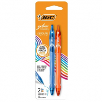 BIC, Caneta Em Gel, Gelocity, Quick Dry, Ponta Fina, 2 Cores na Amazon