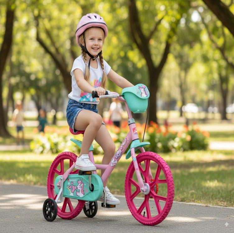 Bicicleta Aro 14 Unicornio Bandeirante na Amazon