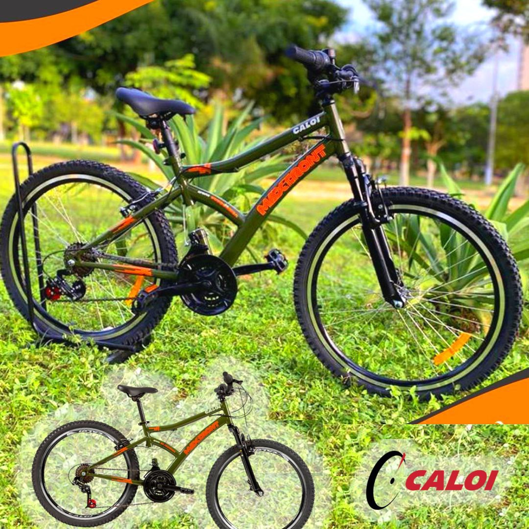 Bicicleta Aro 24 Caloi Max Front de Aço – Freio V-Brake 21 Marchas na Magazine Luiza