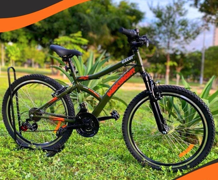Bicicleta Aro 24 Caloi Max Front Verde na Amazon