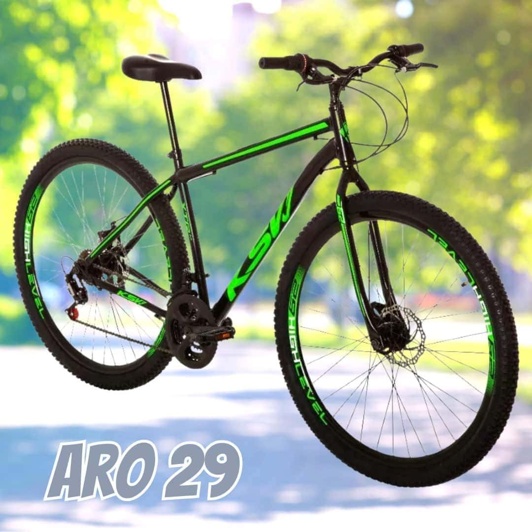 Bicicleta Aro 29 Aço Carbono Ksvj Freios A Disco 21 Vel – Ksvj Bikes na Magazine Luiza