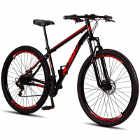 Bicicleta Aro 29 Aço Carbono Ksvj Freios Disco Suspensão 21v na Netshoes