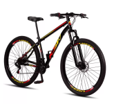 Bicicleta Aro 29 Aço Carbono Ksvj Freios Disco Suspensão na Magazine Luiza