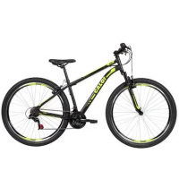 Bicicleta Aro 29 Caloi 21 Marchas Velox V-Brake Mountain Bike Preta na Carrefour