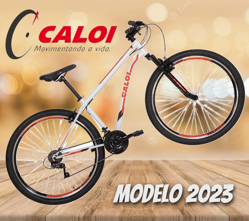 Bicicleta Aro 29 Caloi Velox Branca MY23 na Amazon