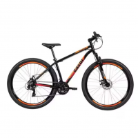 Bicicleta Aro 29 Caloi Vulcan Com 21 Marchas, Quadro 17" E Suspensão Dianteira - Preta na Casas Bahia