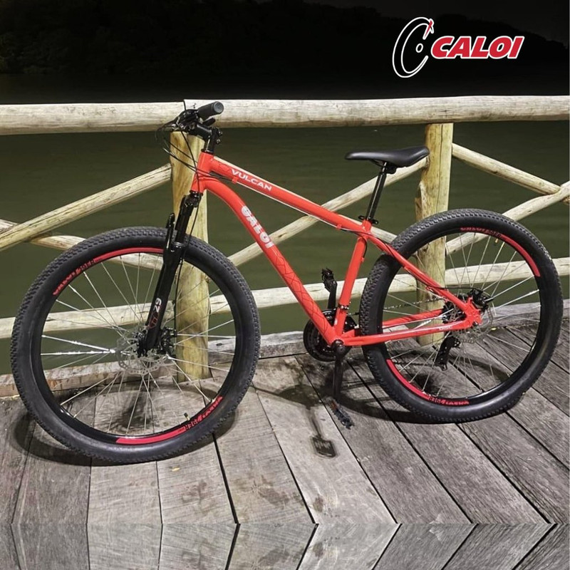 Bicicleta Caloi Vulcan Aro 29 Vermelha Tamanho 15 – T15R29V21 na Amazon
