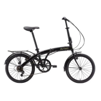 Bicicleta Dobrável Nautika ECO+ ARO 20" Com 6 Marchas Preto na Webfones