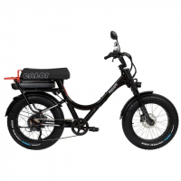 Bicicleta Elétrica Mobylette Caloi Freio A Disco TMR20V7 - Preto - Bivolt na Gazin
