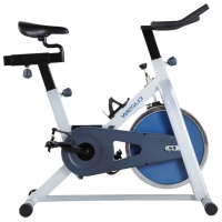 Bicicleta Ergométrica Spinning Weslo Pursuit CST4.4 WLEX82014 - Prata/Azul na Casas Bahia