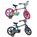 Bicicleta Infantil Aro 14 Bandeirante 3046 – Sweet Game Rosa na Magazine Luiza