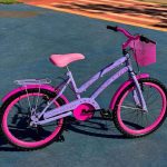 Bicicleta Infantil Aro 20 Colli Ciça Lilás – com Cesta Freio V-Brake na Magazine Luiza