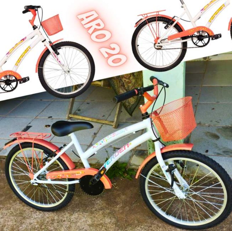 Bicicleta Juvenil Verden Breeze Aro 20 com cestinha e bagageiro na Amazon