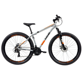 Bicicleta MTB Caloi Two Niner Alloy Aro 29 - Susp Diant - Quadro Alumínio - 21 Vel Prata na Camisaria Colombo