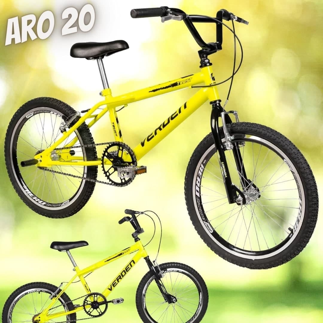 Bicicleta Verden Trust, Aro 20, Amarelo Neon na Amazon