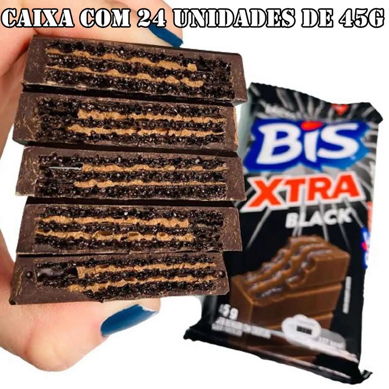 Bis Xtra Black – Caixa Com 24 Unidades De 45g na Amazon