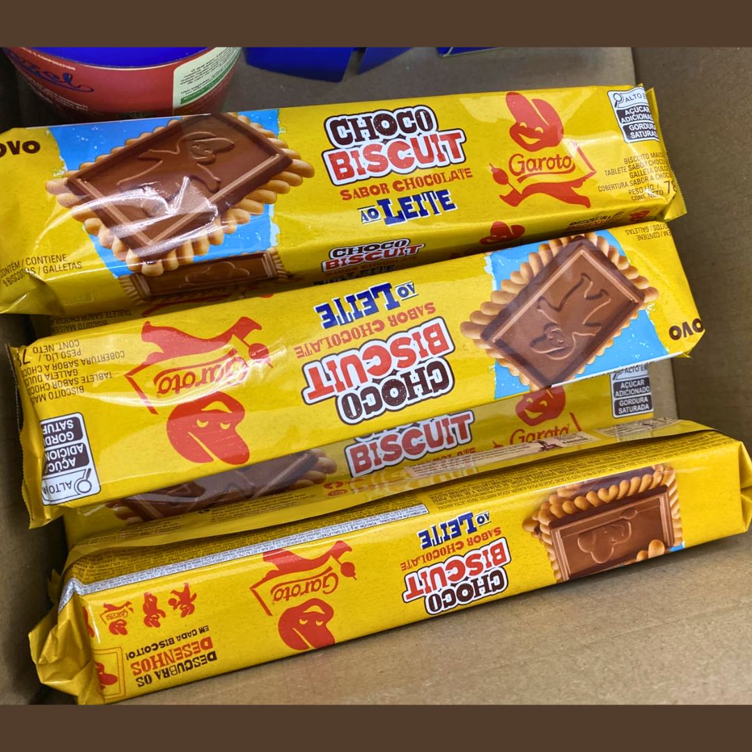 Biscoito com Chocolate Chocobiscuit GAROTO ao Leite 78g na Amazon