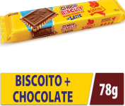 Biscoito com Chocolate Chocobiscuit GAROTO ao Leite 78g na Amazon