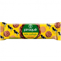 Biscoito Leite Maltado Cobertura Chocolate Piraquê Pacote 80g na Amazon
