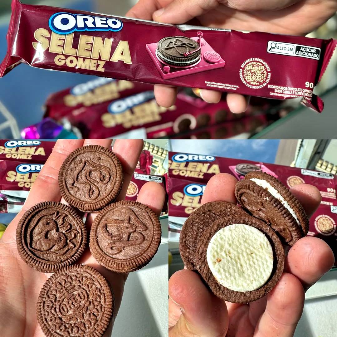 Biscoito Oreo Selena Gomez Pacote – Caixa com 48 unidades de 90g na Amazon