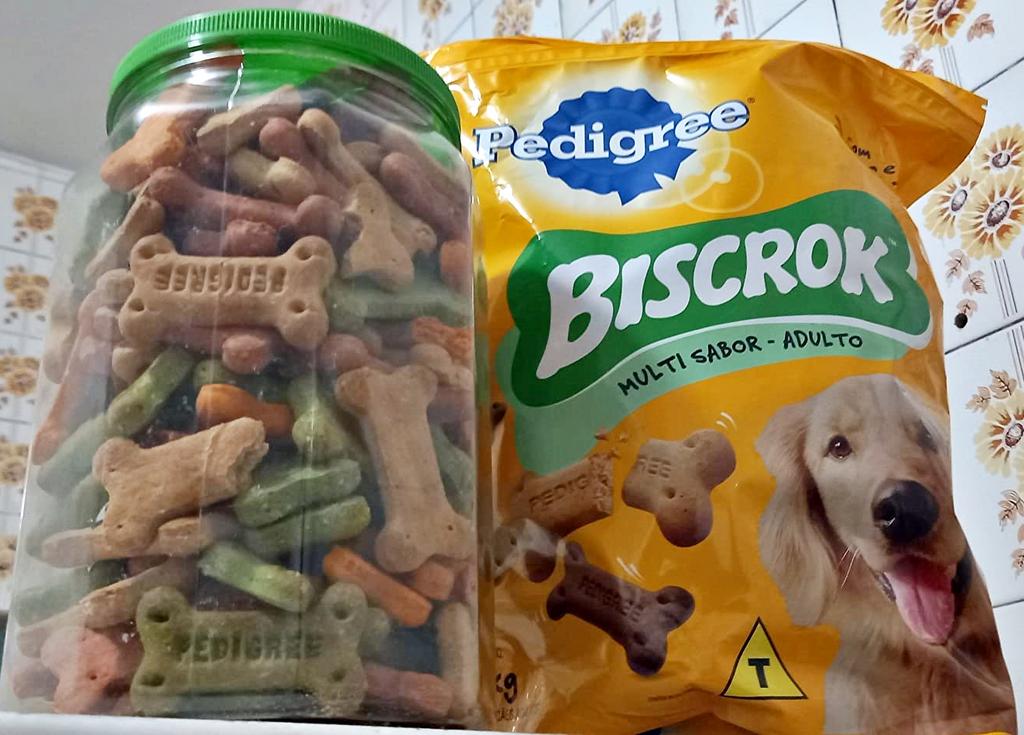 Biscoito Pedigree Biscrok Para Cães Adultos Multi 1 kg na Amazon