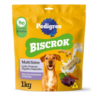 Biscoito Pedigree Biscrok Para Cães Adultos Multi, 1 Kg na Amazon
