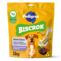 Biscoito Pedigree Biscrok Para Cães Adultos Multi, 1 Kg na Amazon