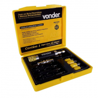 Bits/Pont+Escariadores Com 11Pc Enc 1/4 Vonder na Amazon