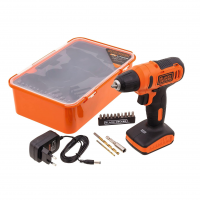 Black+decker LD12SP Parafusadeira / Furadeira 12v Com 13 Acessórios + Caixa Plástica na Amazon