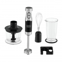 BLACK+DECKER Mixer Mini Processador Vertical 3 Em 1, Com Design Em Inox, Modelo MK600, 110V na Amazon