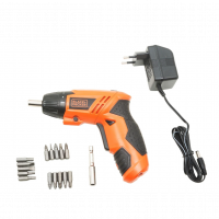 BLACK+DECKER Parafusadeira A Bateria 4.8V Bivolt Com 16 Acessórios E Carregador KC4815B na Amazon