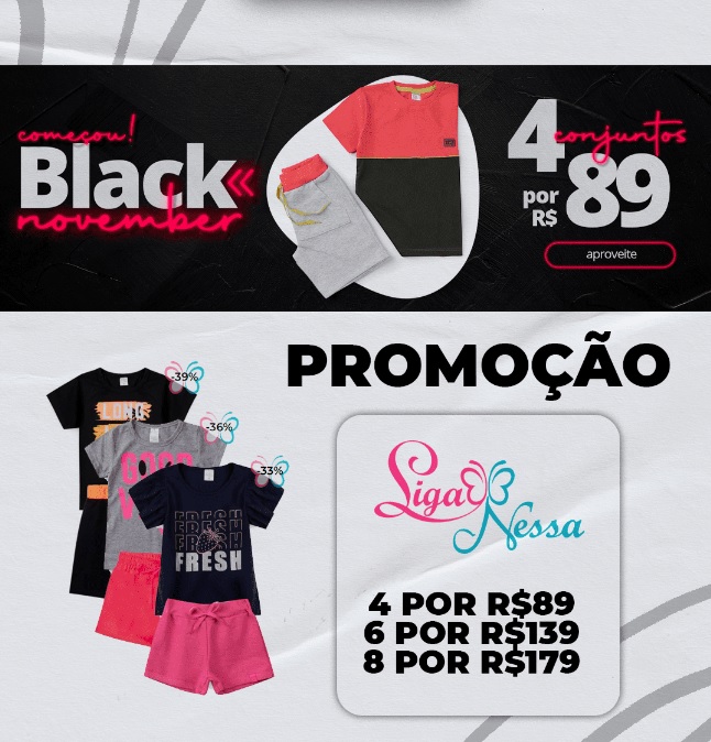 Black antecipada Liga Nessa na Liga Nessa