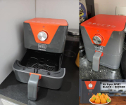 Black Decker Air Fryer, Fritadeira Elétrica Freestyle, sem Óleo, com Capacidade de 1,5L Modelo AFM2, 127V na Amazon