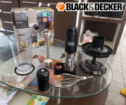 Black Decker Mixer Mini Processador Vertical 3 em 1, com Design em Inox, Modelo MK600, 127V na Amazon