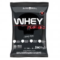 Black Skull Refil Whey Turbo Chocolate 907G na Amazon