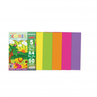 Bloco Criativo A4, Novaprint, Lumi, PCL000021, 210x297mm, 5 Cores Fluorescentes, 50 Folhas na Amazon