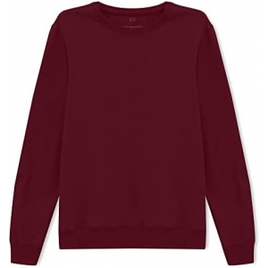 Blusa De Moletom Basicamente Marsala G Plus Size - Feminino na Amazon