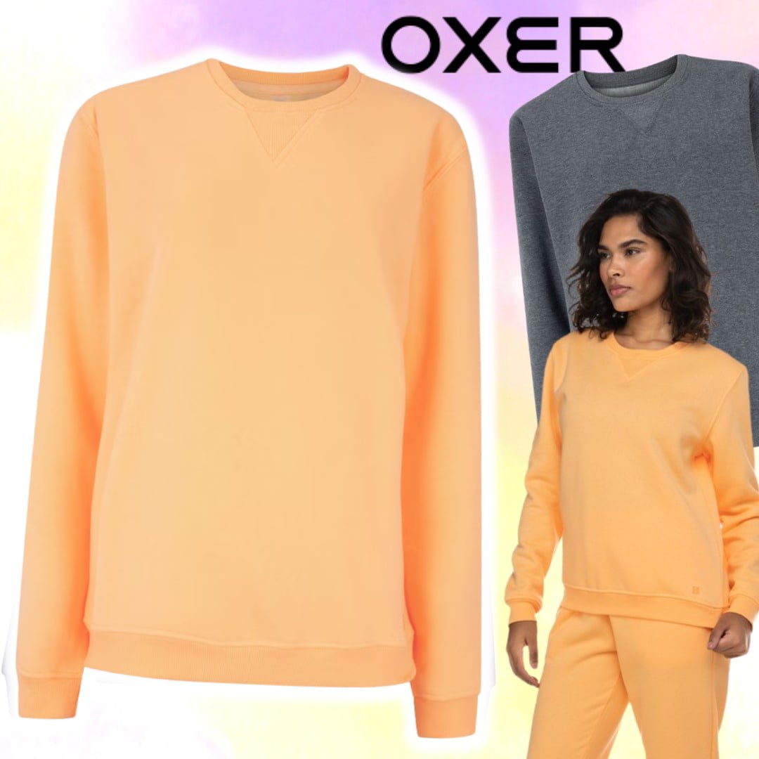 Blusa de Moletom Feminina Oxer Gola Redonda na Centauro