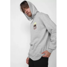 Blusa de Moletom Flanelada Fechada Forever 21 Mug Cinza na Dafiti