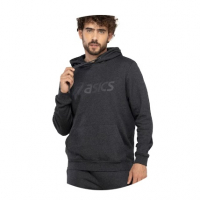 Blusa De Moletom Masculina ASICS Com Capuz Canguru Fechado Fleece na Centauro