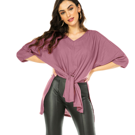 Blusa Feminina Manga 7/8 Alongada Rovitex na Rovitex