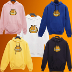 Blusa Moletom Canguru C/Capuz Desenho Gato Garfield Casaco na Amazon