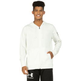 Blusão Under Armour Masculino com Capuz Rival Terry FZ na Centauro