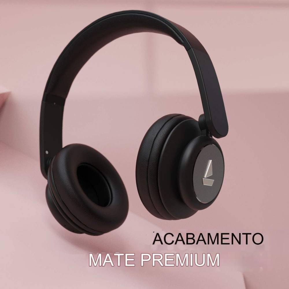 boAt Fone de Ouvido Sem Fio Bluetooth Rockerz 450 Preto na Amazon