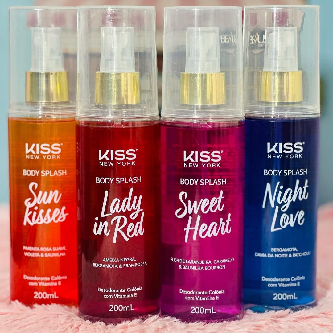 Body Splash Lady in Red – Kiss New York na Amazon