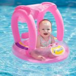 Boia Bebê Inflável com Cobertura na Amazon