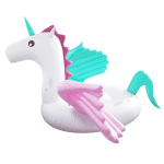 Boia Inflável Especial Gigante Unicórnio com Asas na Amazon