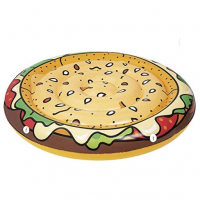 Boia Inflável Hamburguer (Até 90KG) na Amazon
